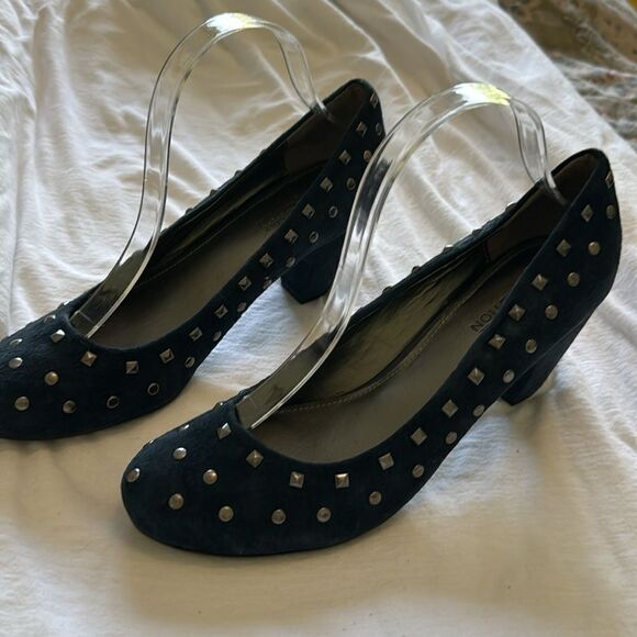 Kenneth Cole heels denim suede size 8.5 excellent condition - Picture 7 of 16